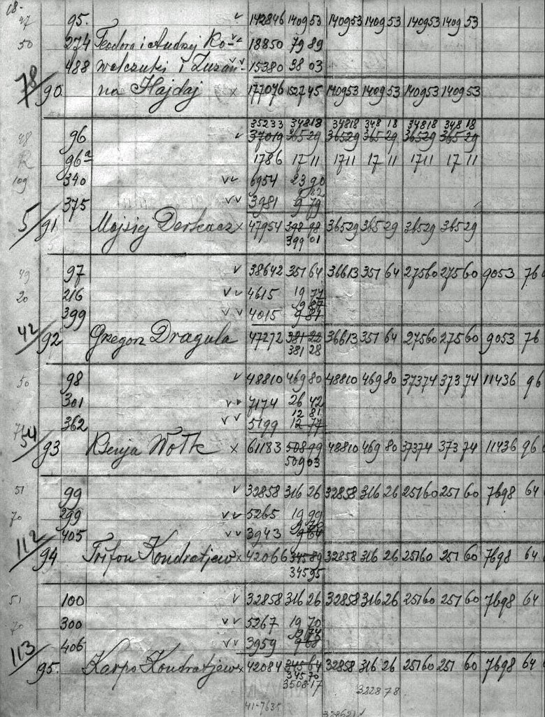 KKE 5966-19.jpg - Dok. Scalenie gruntów (częsciowa scany czarno-białe), Krupy, gmina Poddębice, powiat Łuck, 1934 r.